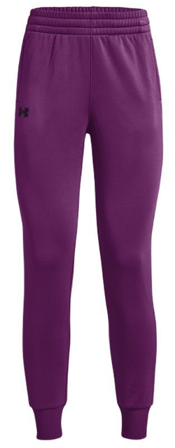 Женские теннисные брюки Under Armour Women's Armour Fleece® Joggers - rivarly/black