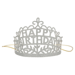 Тиара "С Днем Рождения" [Happy Birthday] 8 шт. (20,3 x 10,2 см)