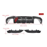 Карбоновый диффузор заднего бампера для BMW 4 серии G22 G23 2020+ БМВ