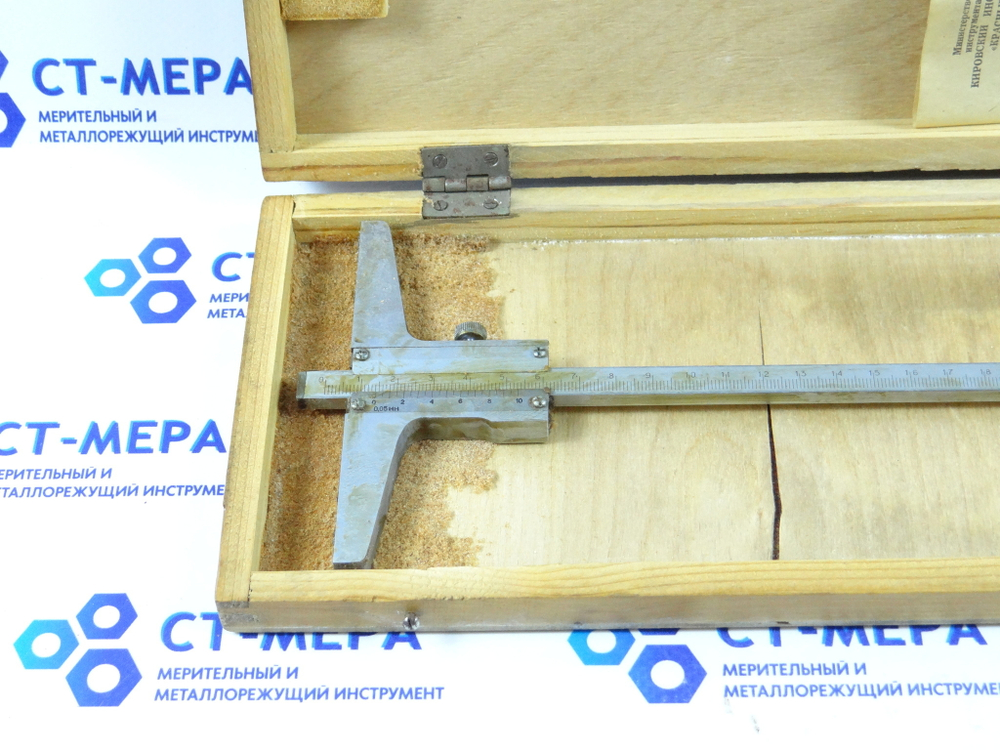 Штангенглубиномер ШГ-400 (0-400мм.) Ц/д 0,05мм