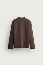 ФУТБОЛКА SUPIMA® С ЖАККАРДОВОЙ ПОЛОСКОЙ — ZARA