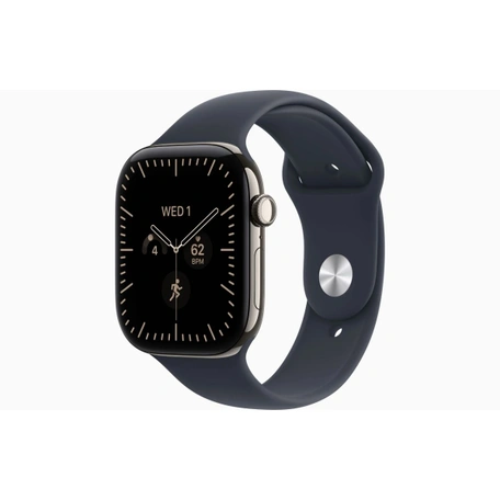 Умные часы Apple Watch Series 12 42mm Cellular Natural Titanium Navy Blue Sport Band M/L