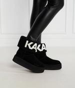 Кожаные угли thermo karl logo Karl Lagerfeld - черный(KL48552)
