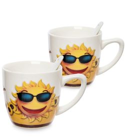 GAEM Art MUG-207/2 Н-р из 2-х кружек в подарочной коробке «Задорное солнышко»