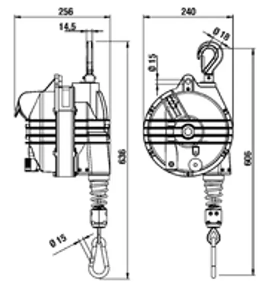 Балансир пружинный Tecna 9366