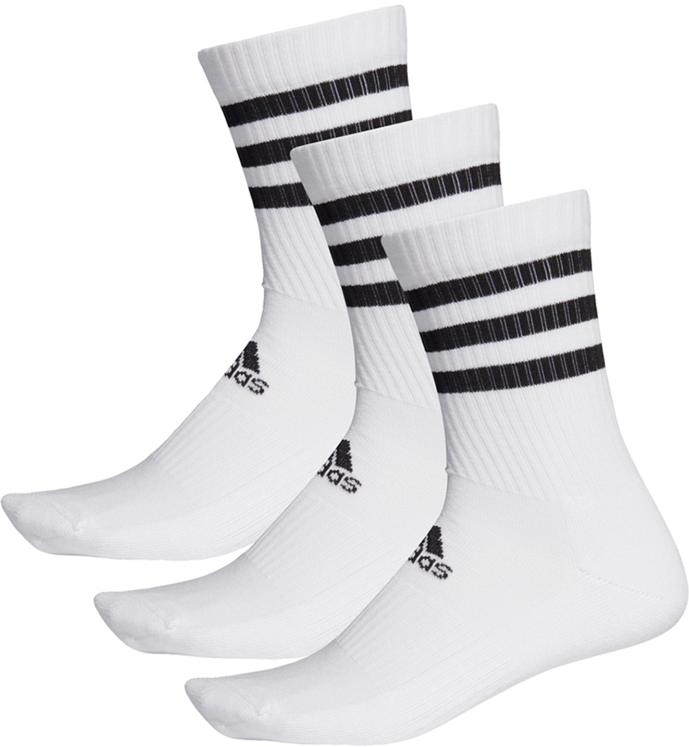 Теннисные носки Adidas 3S Cushion Crew 3PP -White/White/White