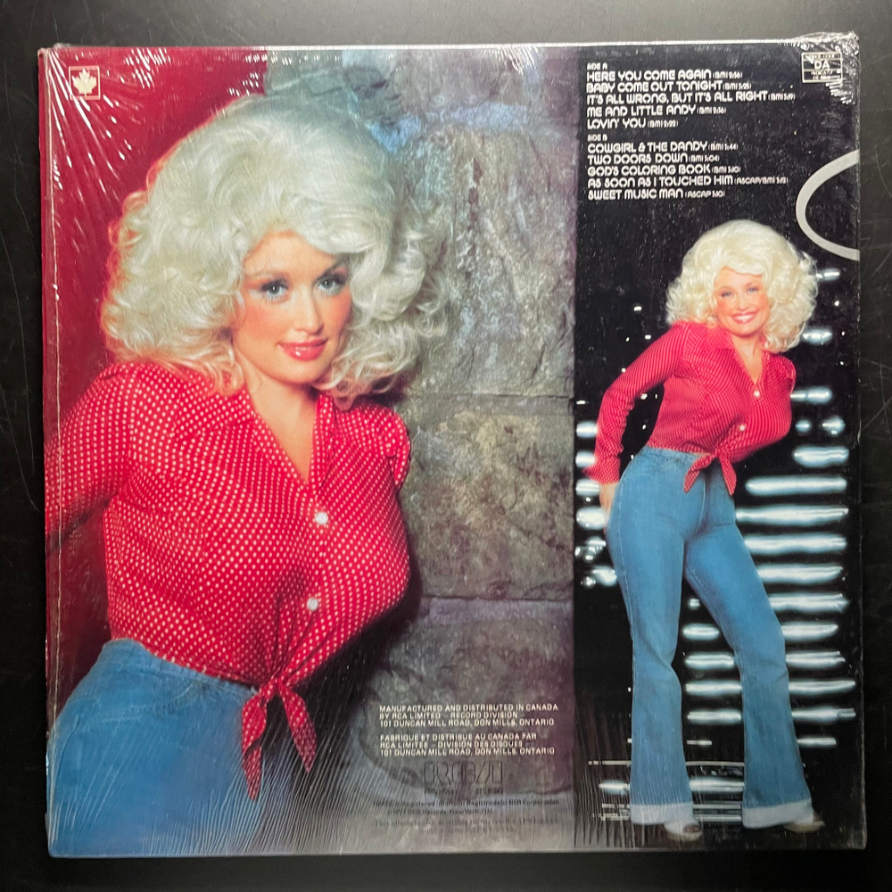 Dolly Parton ‎– Here You Come Again (Канада 1977г.)