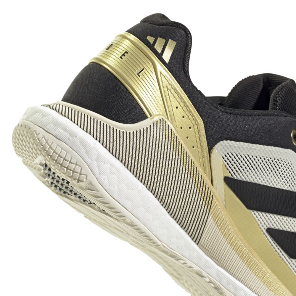 Мужские кроссовки для Падел Adidas Crazyquick Boost Padel - white/core black/gold metallic