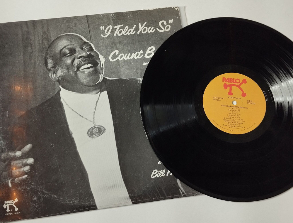 Винтажная виниловая пластинка LP Count Basie And His Orchestra I Told You So (USA 1977)