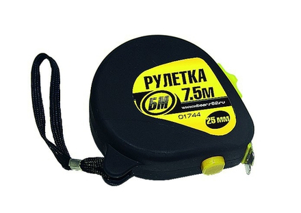 Рулетка  5 м   RSx19 с 2 фикс  БМ 01733