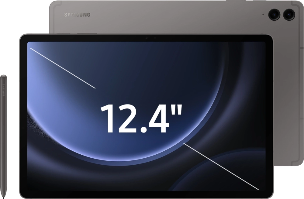 Планшет Samsung Galaxy Tab S9 FE BSM-X516B 1380 (2.4) 8C RAM6Gb ROM128Gb 10.9" TFT 2304x1440 5G eSIM Android 13 графит 8Mpix 12Mpix BT WiFi microSD 1Tb 8000mAh
