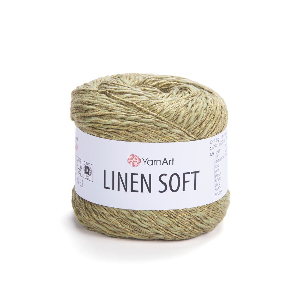 Пряжа YarnArt Linen soft, Полынь