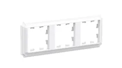 Рамка пластиковая на 3 поста универсальная Systeme Electric AtlasDesign Antique Лотос ATN101303