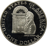 1 доллар 1992 (W) (200-летие Белого дома). Серебро. PROOF