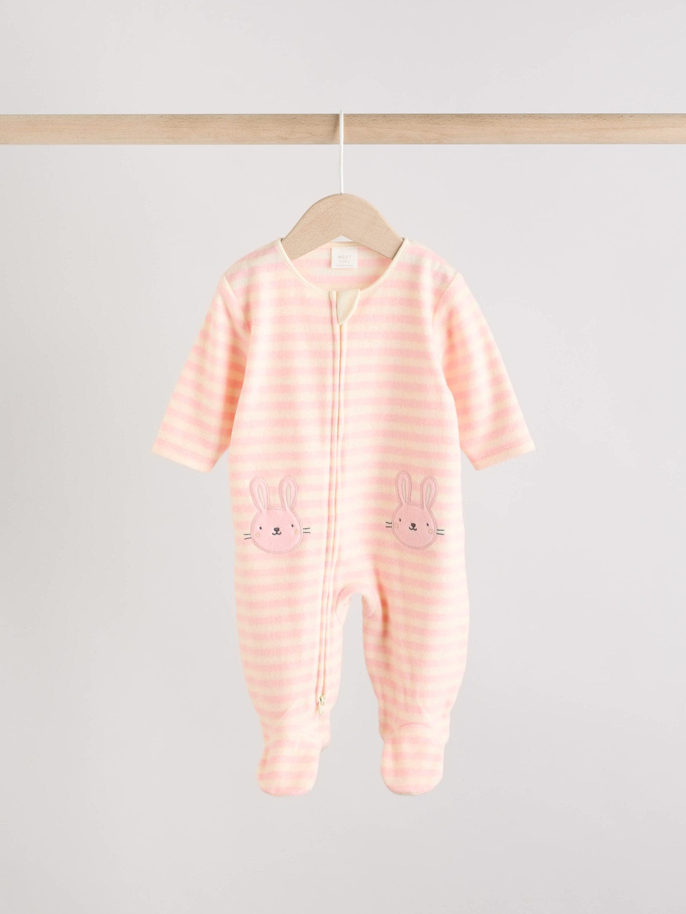 Комбинезон / Cлип для малышей флисовый Next AW2-306, 2 шт., Розовый