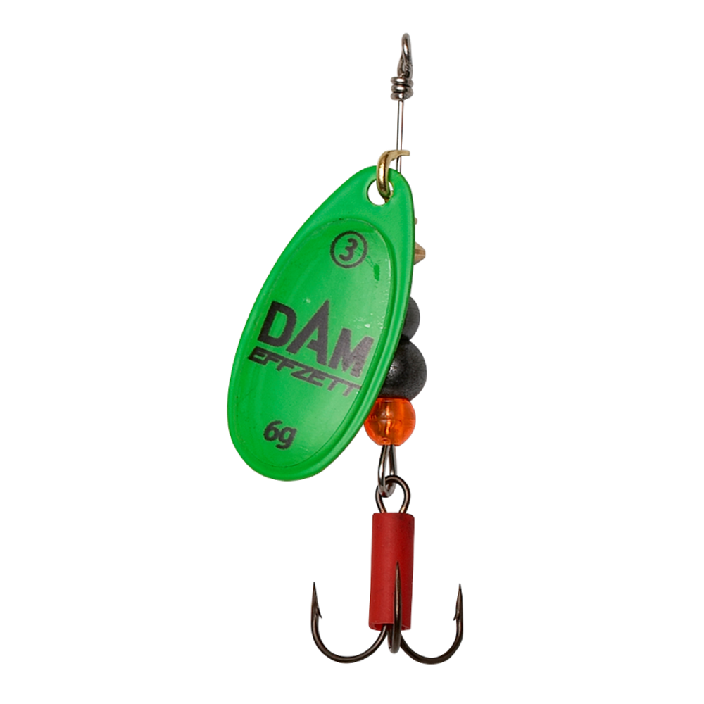 Блесна DAM EFFZETT FLUO SPINNER 20гр - #6 - Green
