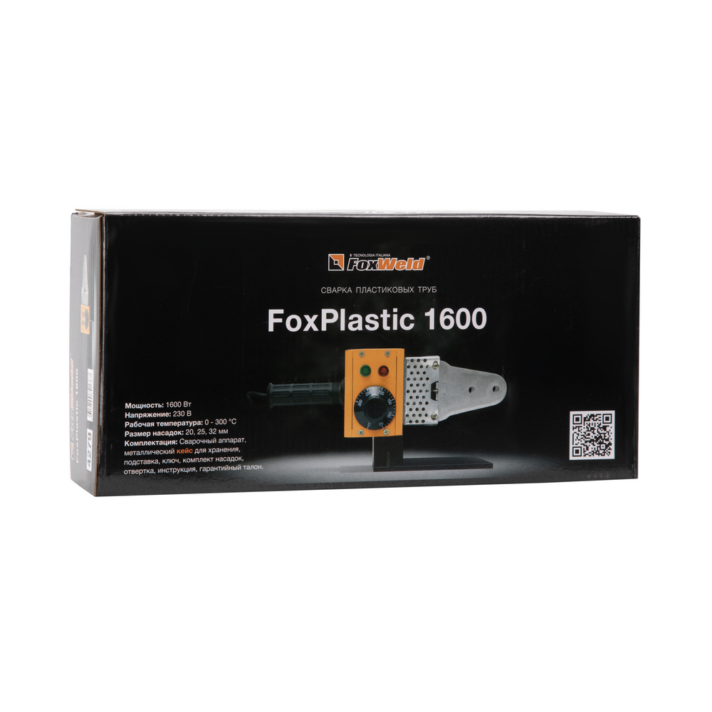FoxWeld Аппарат для сварки пластиковых труб FoxPlastic 1600 (пр-во FoxWeld/КНР)