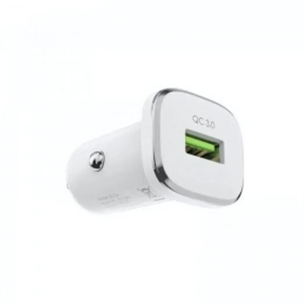 Автомобильное зарядное устройство Borofone BZ12A 18W QC3.0 3A USB White