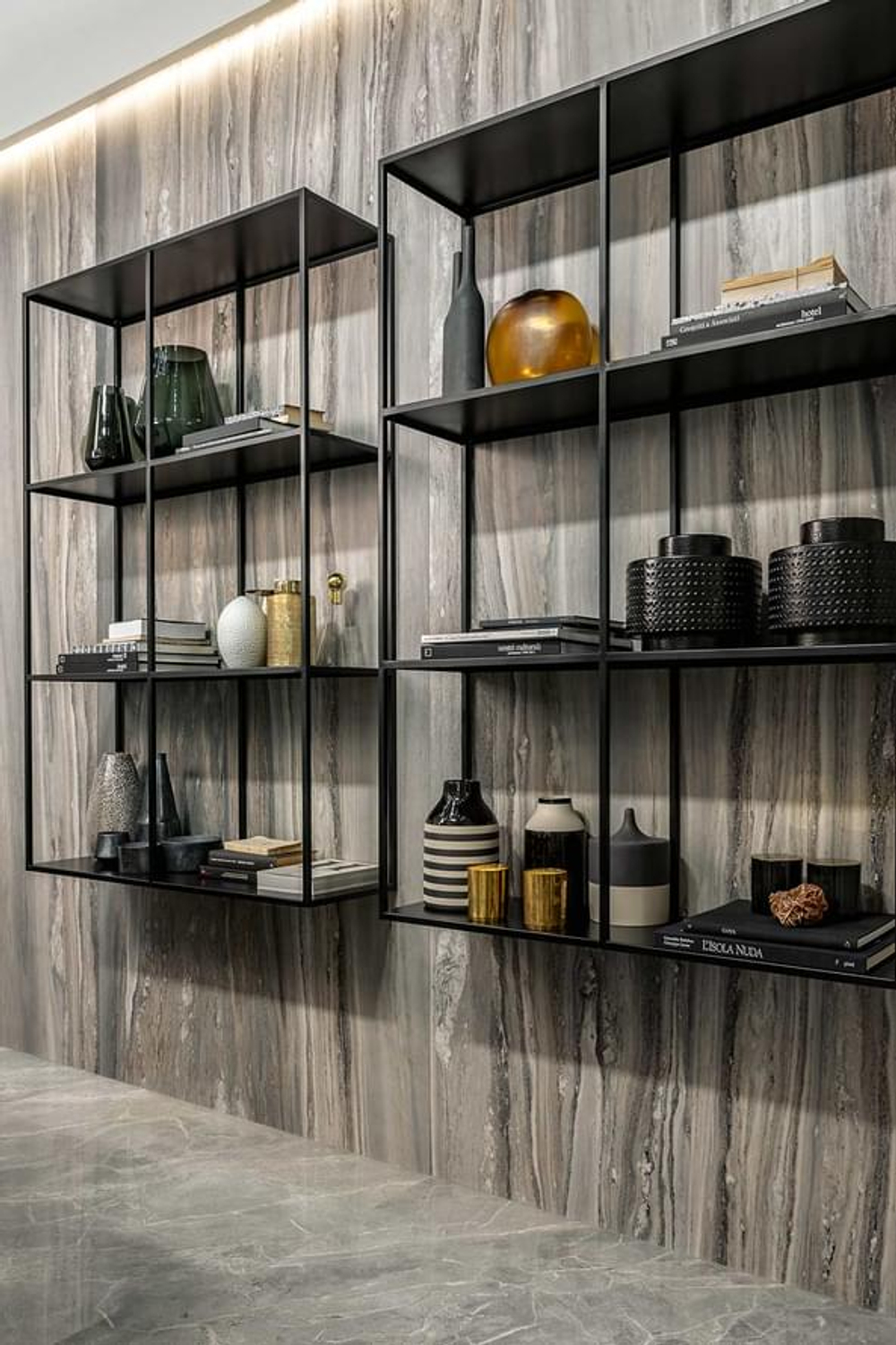 Rex Ceramiche Etoile Gris Glossy 120x280