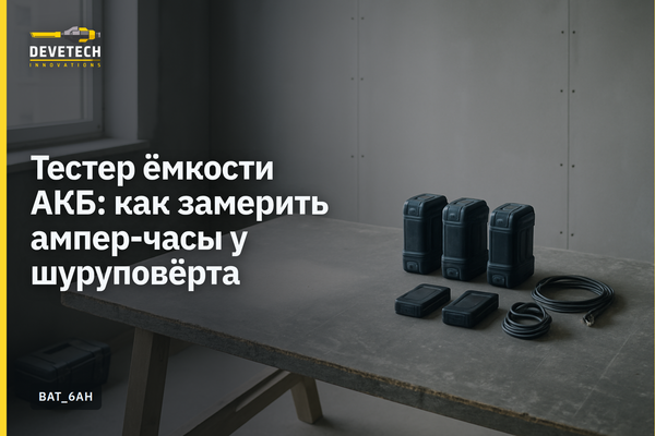 Тестер ёмкости АКБ: как замерить ампер-часы у шуруповёрта Тестер ёмкости АКБ: как замерить ампер-часы у шуруповёрта