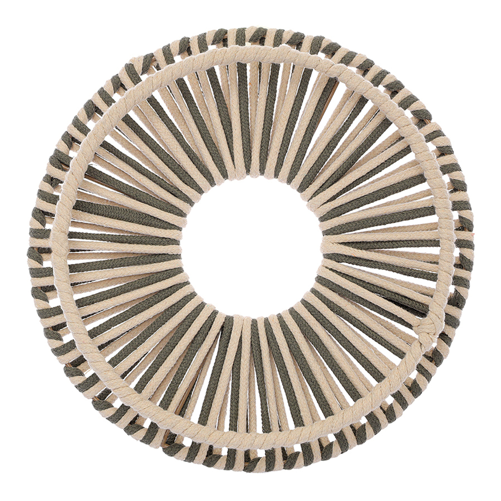 Корзина плетеная dholak grey из коллекции ethnic, размер s