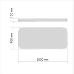 Матрас для дивана-кровати KIDI soft кокос/eco-foam 12 см (90*200 см)