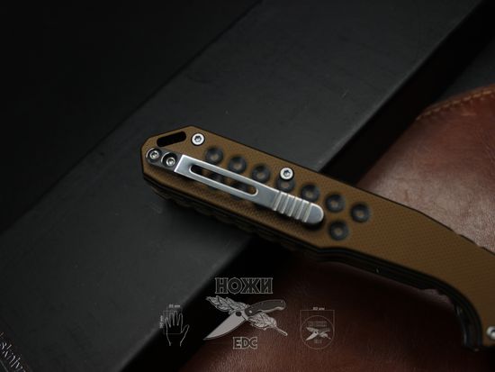 Складной нож НОКС Локи К 346-109407 c клинком из стали D2, рукоять G10