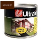Эмаль ПФ-115 РАДУГА Ultra Lines  шоколадная  5,5кг