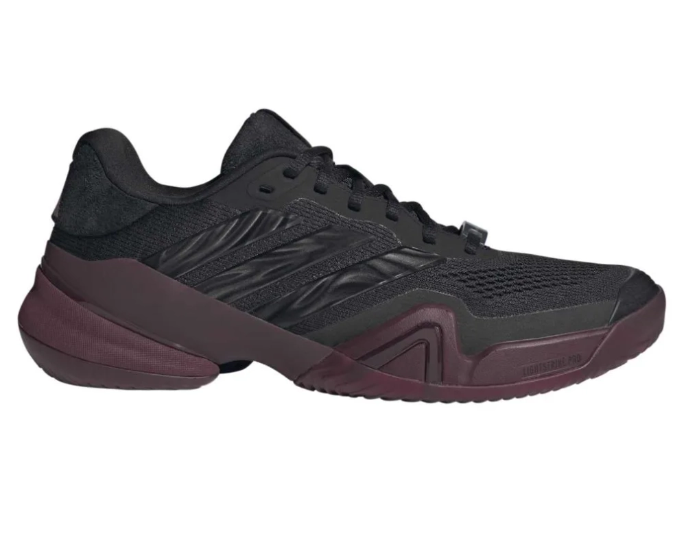 Мужские кроссовки теннисные Adidas Barricade 14 M - core black/core black/maroon