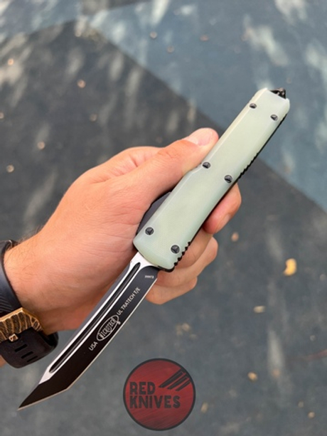 Нож Microtech Ultratech G10 T/E - рукоять светлый G10, клинок танто RK-344