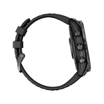Умные часы Garmin Fenix 7X, 51mm, Solar Slate Gray with Silicone Black Band (010-02541-01)