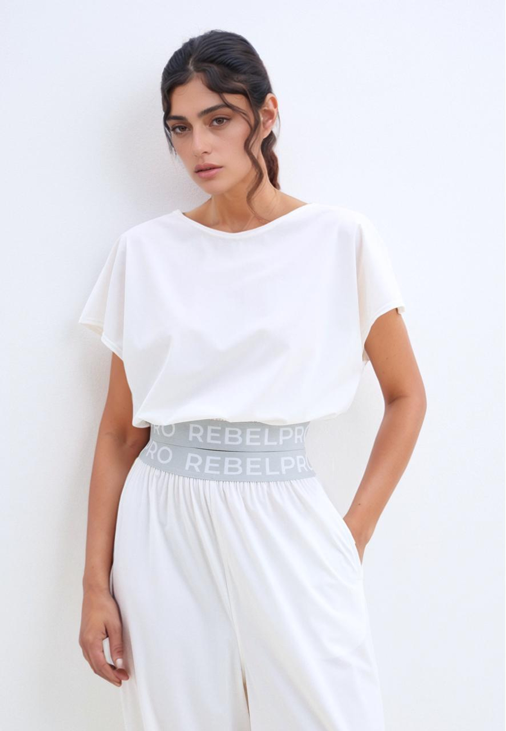 REBELPRO брюки белые женские