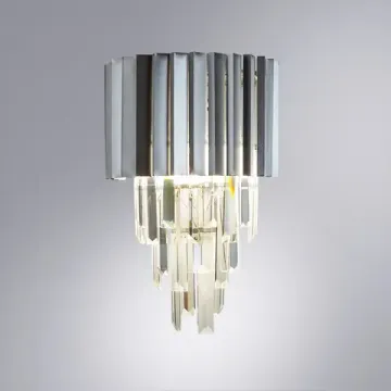 Бра 2*Е14 A1004AP-2SI серебро Muscida Arte Lamp