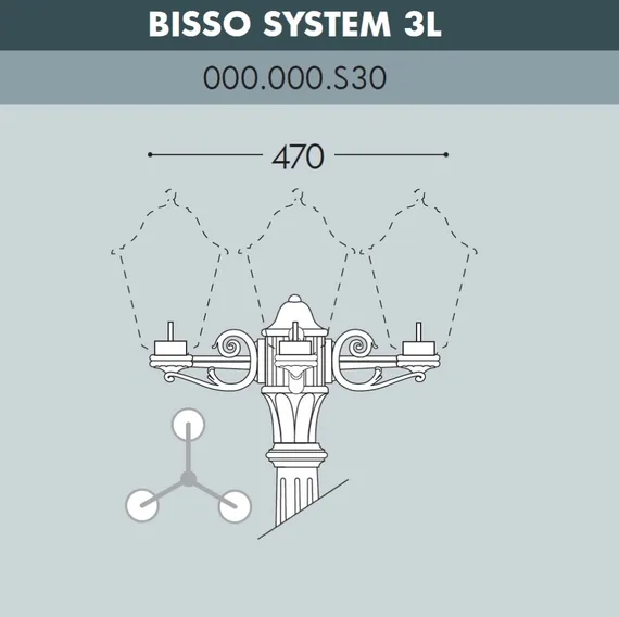Консоль Bisso 000.000.S30.A0 Fumagalli