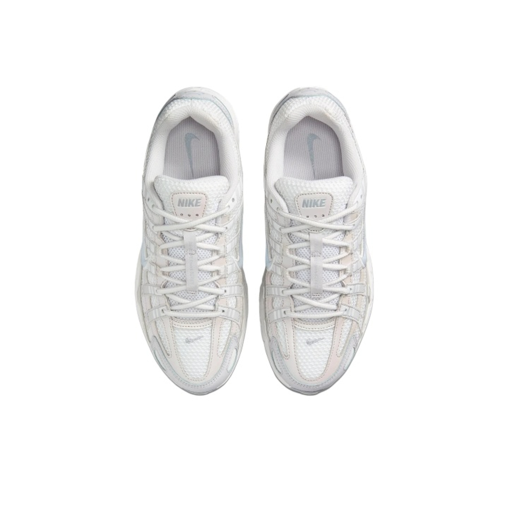 alt="Nike P-6000 SE Summit White замшевые накладки и сетка"