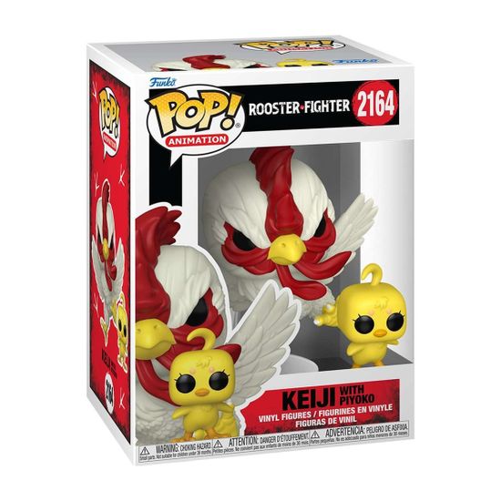 Фигурка Funko POP! Animation Rooster Fighter Keiji with Piyoko (2164) 90663 — упаковка