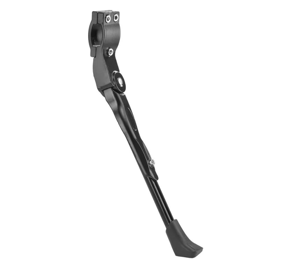 Подножка 20"-28" BLF-F3 задняя, крепление на 1 одно перо вилки, регулир. телескоп., алюм. чёрная