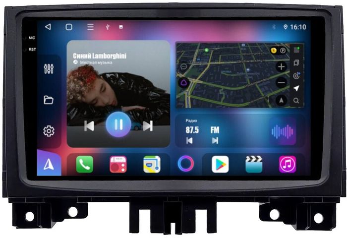 Магнитола для Mercedes-Benz Sprinter W906 2013-2017, Volkswagen Crafter 2013-2016 - FarCar S400-TS18 монитор 9.5" QLED на Android 14, CarPlay, 4G SIM-слот
