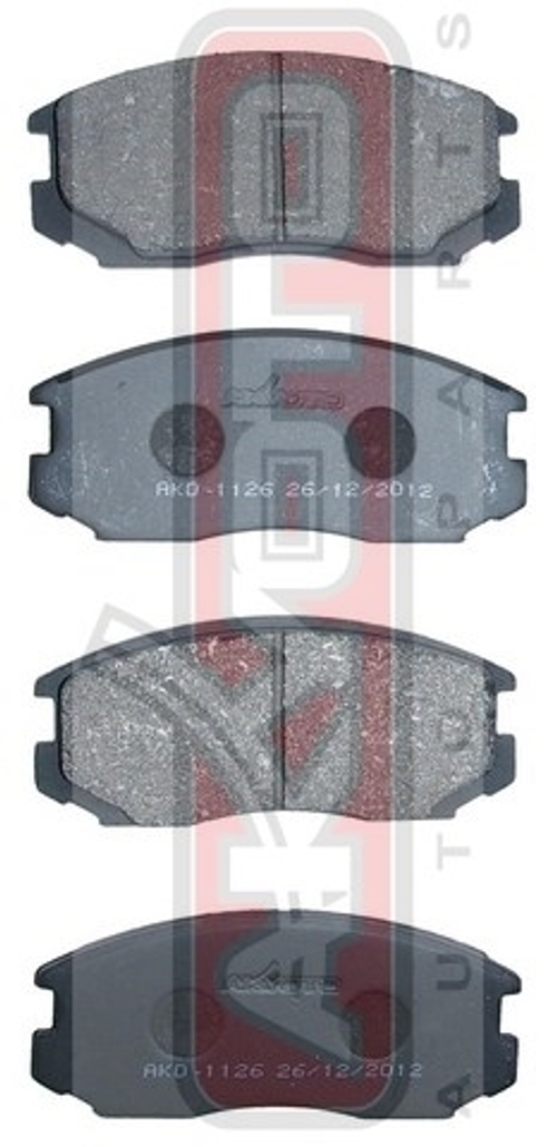 Колодки тормозные дисковые передние AKYOTO AKD1126