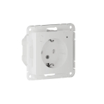 ATLASDESIGN SMART РОЗЕТКА с заземл., со шт., Zigbee, L+N, 16А, мех., БЕЛЫЙ