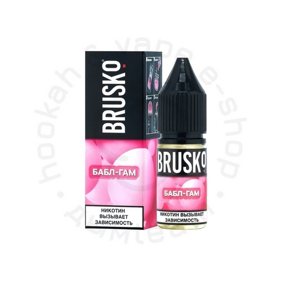 Жидкость BRUSKO Salt, 10 мл, Бабл-гам, 2 (М)