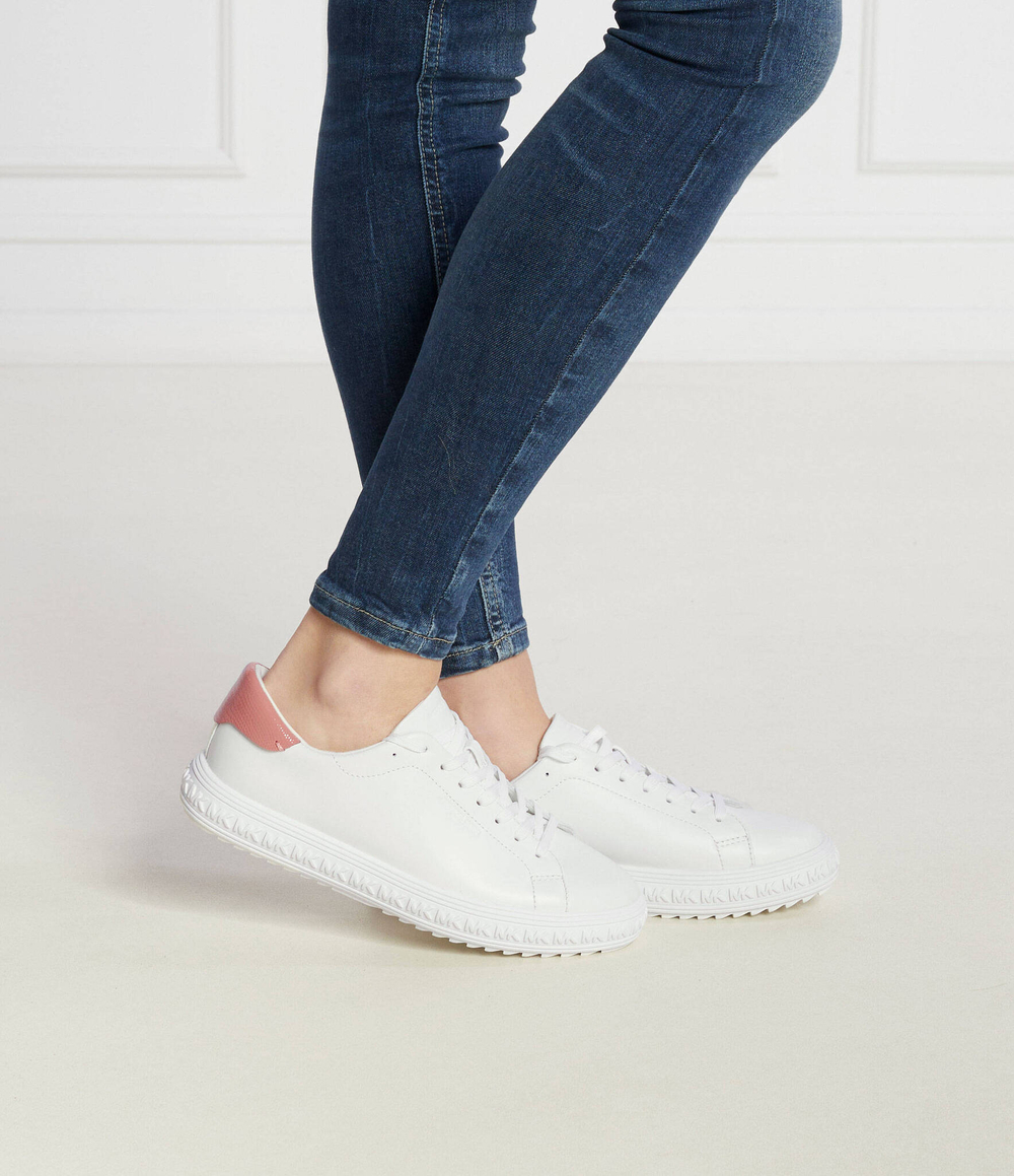 Кожаные кроссовки grove lace up Michael Kors - белый(43R4GVFS1L)