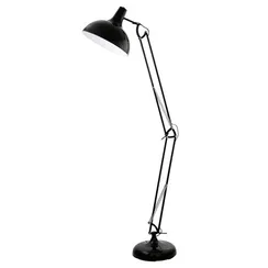 Торшер BORGILLIO 1x60Вт E27, чёрный 38x38x190 см