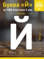Буквы из пластика на стену