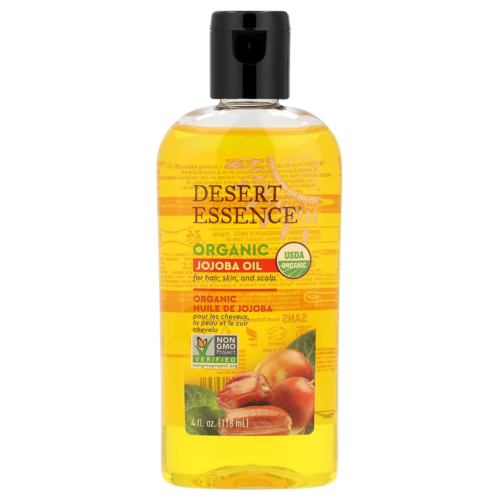 Desert Essence, Органическое масло жожоба, 118 мл (4 жидк. унц.)