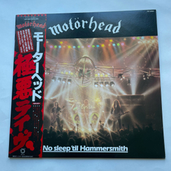 Винтажная виниловая пластинка LP Motorhead No Sleep 'til Hammersmith (Япония 1981) (Оби)