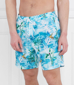 Шорты для плавания SWIMWEAR MEDIUM HAWAII Guess Underwear - голубой(F3GT19 WO07G)