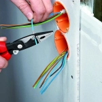 Электромонтажные клещи черненые 200 мм Knipex 13 92 200