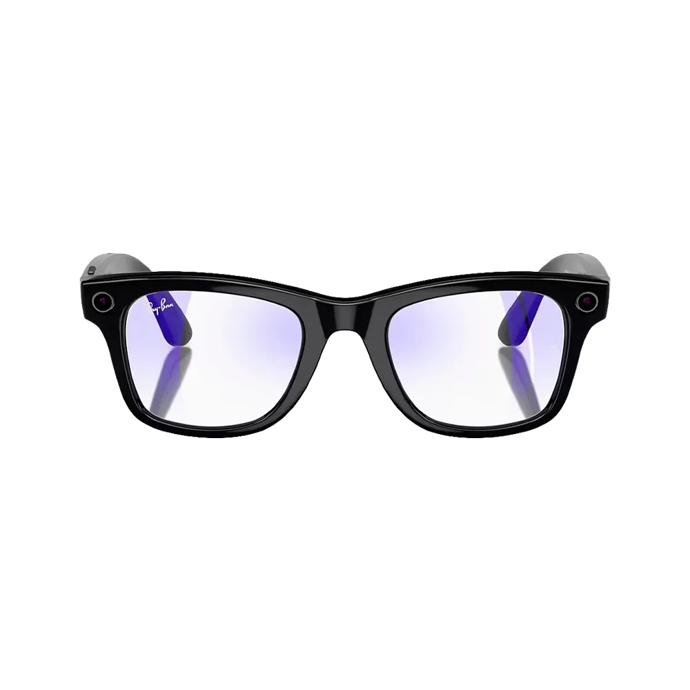 Умные очки Ray-Ban Wayfarer Shiny Black / Clear, 155 - 53