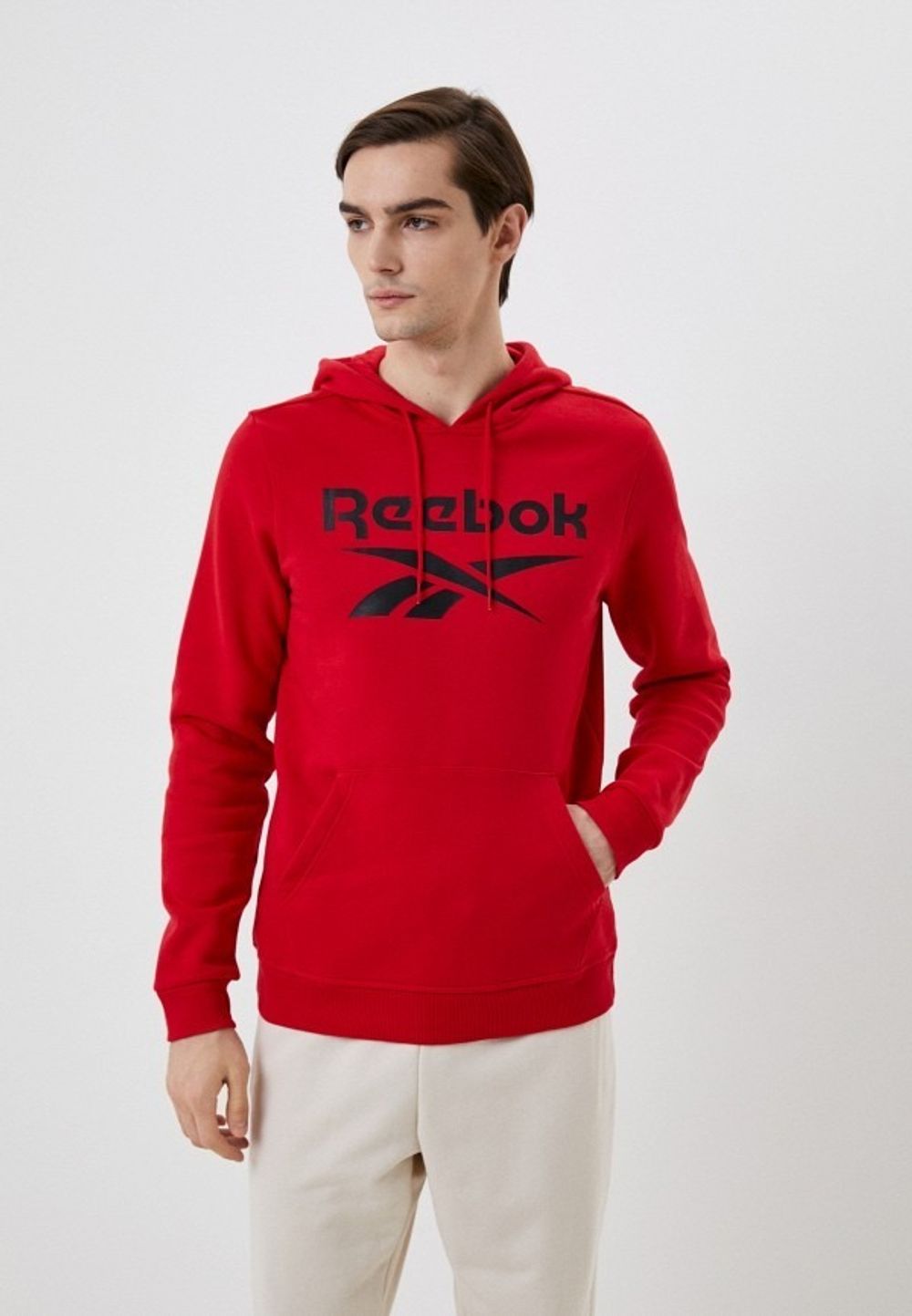 Толстовка мужская REEBOK IDENTITY BIG LOGO FLEECE HOODIE